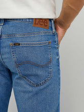 Męskie Spodnie Jeansowe Lee Daren Zip Fly Indigo Vintage 112346324